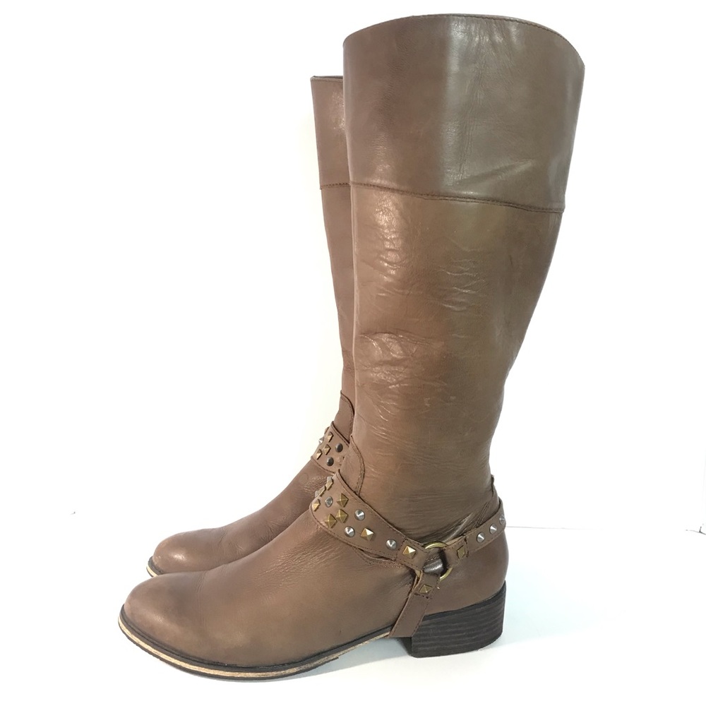 BP Nordstrom Women’s Leather Riding Boots Size 9.5